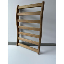 Ergonomic Wooden Sauna Backrest with SShape Support, Heat Resistant, 300 lbs Capacity