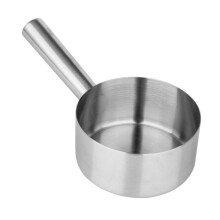 Stainless Steel Water Ladle with Long Handle, 16cm Large Capacity Scoop for Kitchen and Bathroom