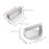 Burger Press Kit Stainless Steel Nonstick Surface for Even Thickness and Griddle Searing, 2pcs 2