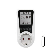 Prise de mesure de puissance White Light 16A 3680W, moniteur de puissance intelligent