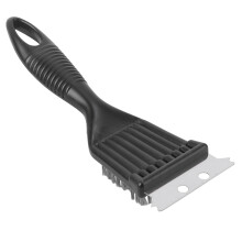 Grill Cleaning Brush with Grease Removal Scraper, Stainless Steel BBQ Brush for MultiSurface Cleaning