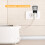 White Power Meter Socket, 16A, 3680W, 12.7x6x7.33cm 5