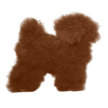 Synthetic Dog Simulation Hair For Grooming-redbr tedy hair