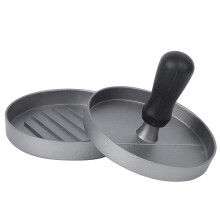 Burger Press Aluminum Alloy Nonstick Hamburger Patty Maker for Uniform Thickness BBQ Burgers