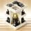 Wood Cosmetic Box With Rotating Feature And Spacious 4