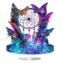 Dreamcatchers/Toads/Motorcycle Statue Ornament 2D Flat-1 A
