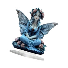 Motorcycle Statue Ornament 2D Flat Acrylic Desktop-5 A