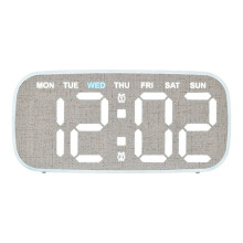 Alarm Clocks for Bedroom Digital Desk-2820 gray B cotton a