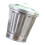 Variétés de poubelles en fer élégantes pour chaque-Argent 1