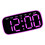 LED Digital Alarm Clock Electric Desk-2817 black shell pin 1