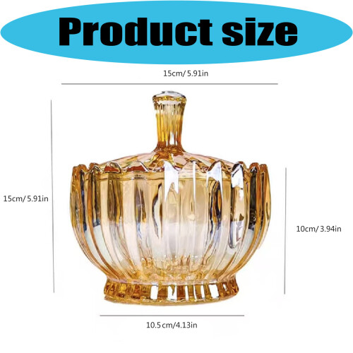 Glass Jar With Lid,Christmas Candy Dish,Candy Cookie 2