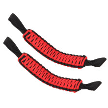 Nonslip 29.6cm Headrest Roll Bar Handle Grips for Car SUV ATV UTV RV Black Red