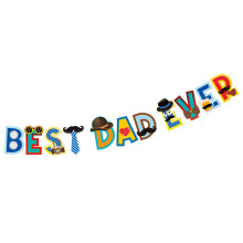 Handmade Father's Day Event Decoration-Letter pull flag