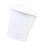 Novelty Iron Themed Dustbin For Various Room Tabletop-White 1
