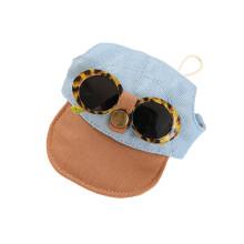 Summer Pet Hat Breathable Fabric Wide Brimmed Design For-S 1