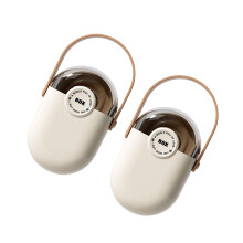 Pack Of 2 Soap Case For Travel With Sealed Drainage-Beige