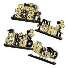 Graduation Decorations Class of 2026 Wood Table Centerpieces-3