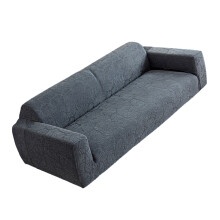 Stretchable Sofa Slipcover For 2 Seat Couch-Light Grey