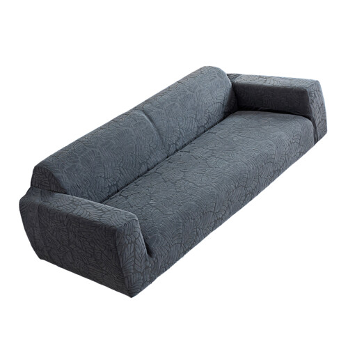 Stretchable Sofa Slipcover For 2 Seat Couch-Light Grey