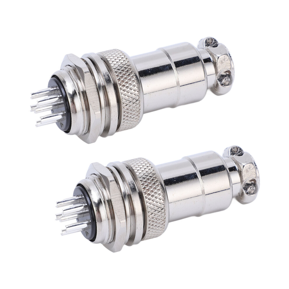 2Pcs Zinc Alloy Aviation Connector Plug Socket 20Mm Ac/Dc 250V 8451374061340