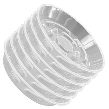 Doorzichtige kunststof plantenschotels met antislipbasis-6 inch