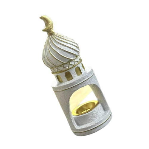Unique Eid Celebration Resin Mosque Tower Incenses Burners