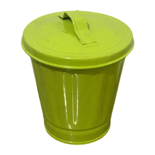 Innovative Iron Waste Bin For Kitchen Office Home Durable-Green