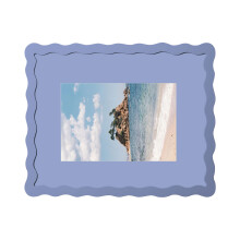 Flexible 4x6 undulating Form frame accommodates Any Indoor-Blue