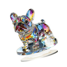 2D Acrylic Multicolor Animal Ornament With Base Great For-3 0