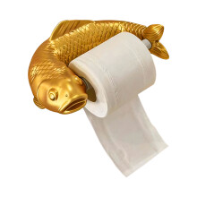 Feng Shui Golden Carp Toilet Roll Dispenser Fast Access-1