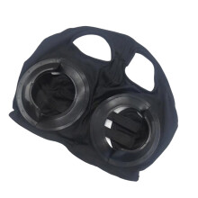 Paardenwinddicht oogmasker Doorlatend polyester-Zwart