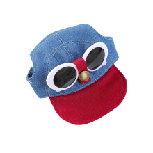 Lightweight Pet Baseball Cap With Sunglasses For Dog Cats-S 2