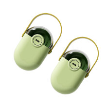 Pack Of 2 Soap Case For Travel With Sealed Drainage-Green