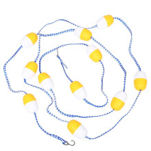 Adjustable Pool Safety Rope with UVResistant Floats and Steel Hooks for Indoor or Outdoor Pools