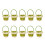 10PCS Small Woven Plastic Baskets with Handles Handheld-Green 1