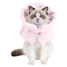Comfortable Pet Neck Cones Felines After Spays-S Pink