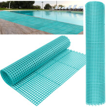 Pool Deck Drainage Mat 30 Pcs Non Slip Waterproof Modular Interlocking Flooring for Wet Areas