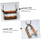 Beehive Frame Grip Tool with Ergonomic Handle for Secure Beekeeping Hive Inspection and Transport 3