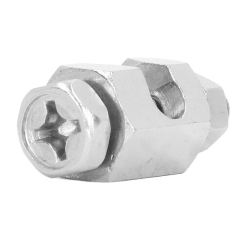 Copper Solar Panel Grounding Clamp with Toothed Washer, 10PCS PV Module Bolt for Secure Connection 2