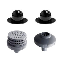 Above Ground Pool Inlet and Outlet Kit with Nozzle Strainer and Quick Connect Plunger Valve Replacement