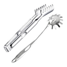 Ergonomic Handle Cooking Utensil For Pastas Draining And