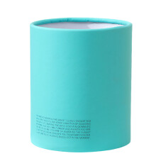 Modern Round Floral Container With Easy Cleaning Front-Blue
