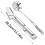 Elegant S Shaped Spaghetti Spoon And Strainer Stainless Steels 3