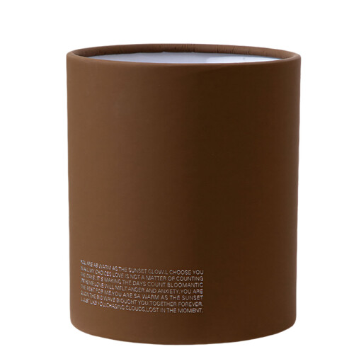 Convenient Decorative Bucket For Floral Art-brown chestnut
