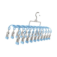Clothes Drying Rack Stainless Steel Construction 20 Secure-Blue