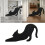 Schöner Katzen-Design-Türhalter, Sicherheitsschutz,-Schwarz 3