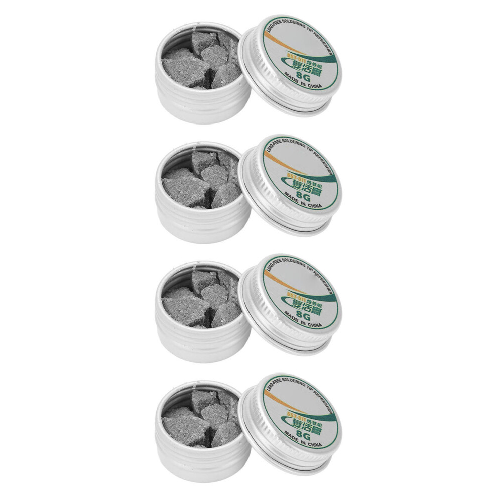 4Pcs Soldering Tip Cleaner Paste Tin Powder For Iron Tip Resurgence 8G 9401390411871