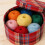 Flower Bucket Small Hug Bucket Gift Packaging- single round w 4