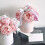 Zeitgenössische runde Papiervase für schöne Blumen und-Schwarz 2