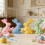 Moules en Silicone pour lapins à Texture florale, 2 pièces, 7